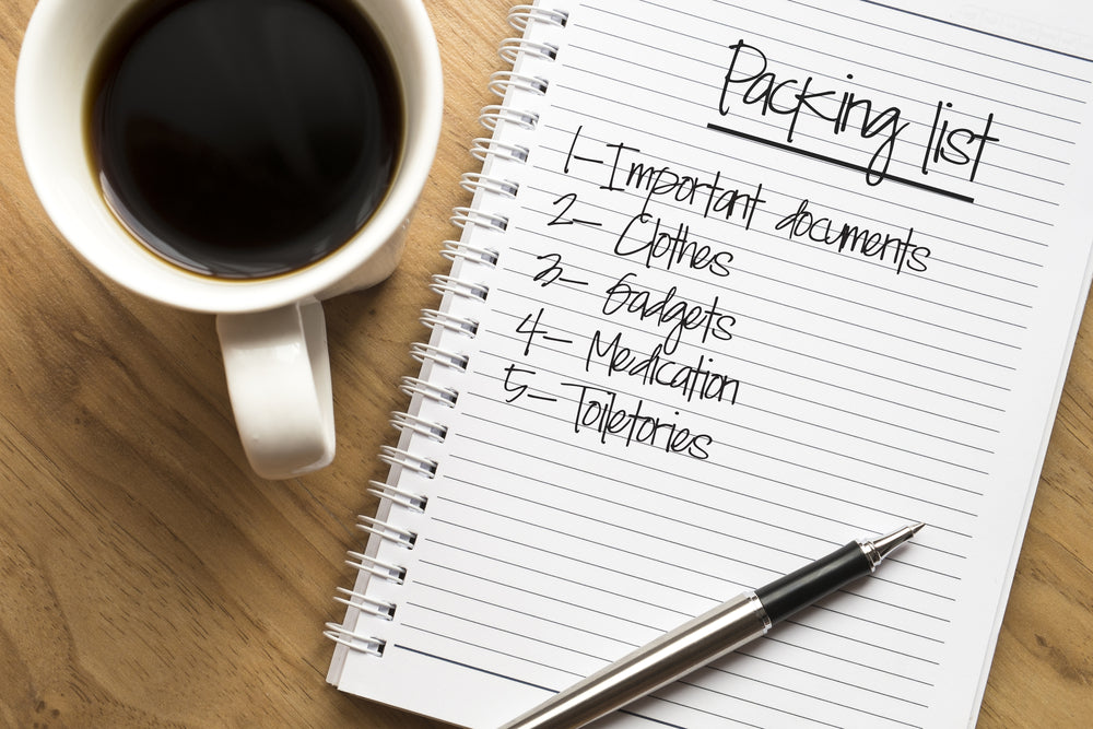Packing list