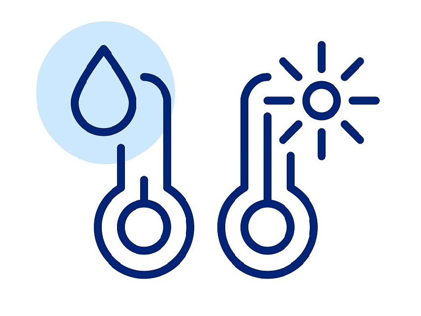 dry vs. humid heat