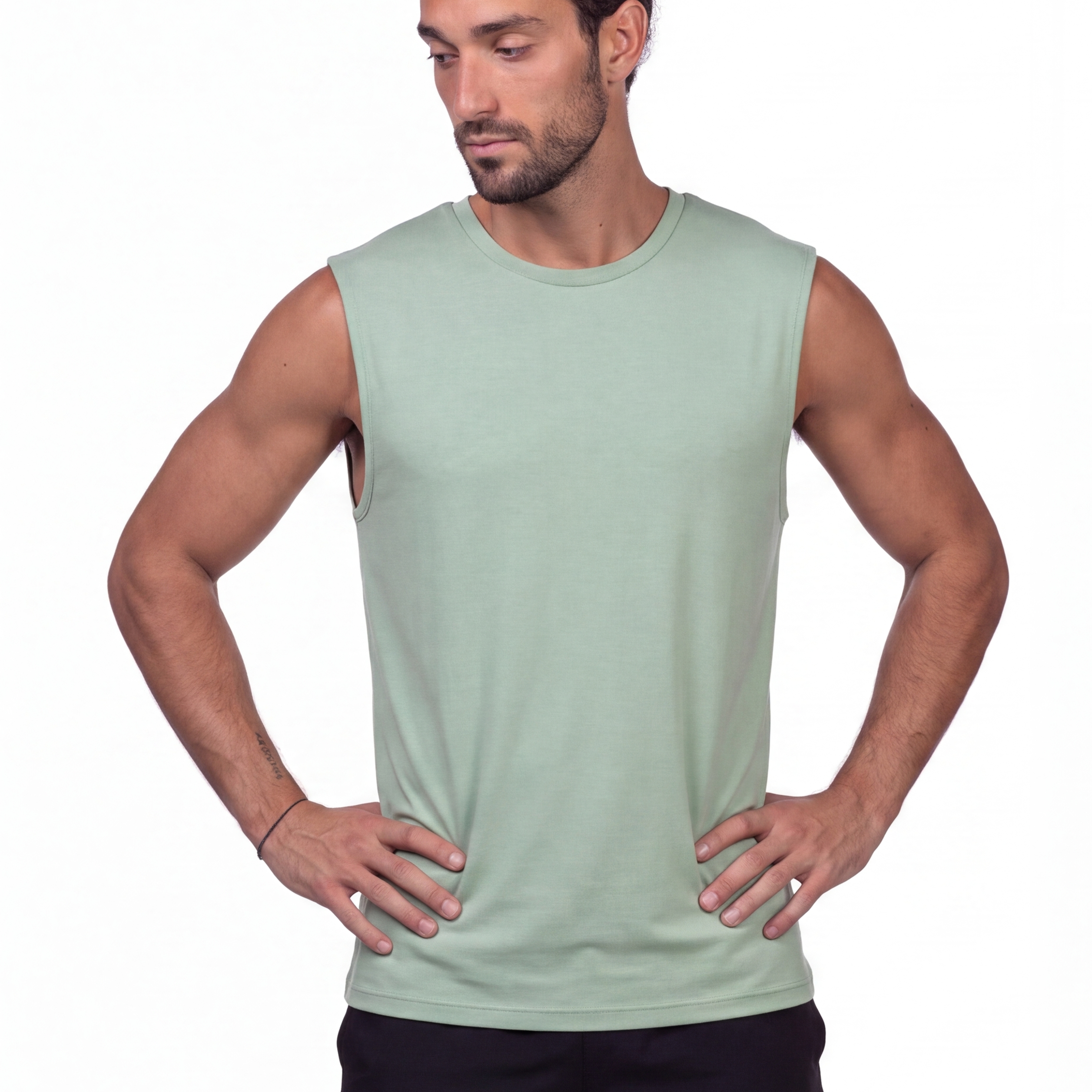 #style_mens-sleeveless+color_pale-green